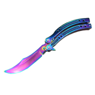 Nôž motýlik Rainbow - cena, porovnanie