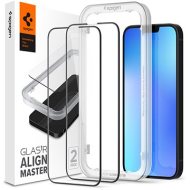 Spigen Align Master 2 Pack FC Black iPhone 14/13 Pro/13 - cena, porovnanie