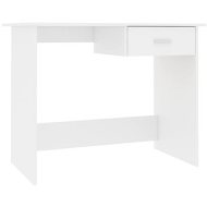 Shumee Písací stôl biely 100 x 50 x 76 cm drevotrieska - cena, porovnanie