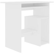 Shumee Písací stôl biely 80 x 45 x 74 cm drevotrieska - cena, porovnanie
