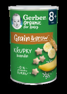 Nestlé GERBER Organic chrumky banánové 35g - cena, porovnanie