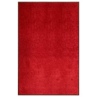 vidaXL Rohožka, prateľná, červená 120x180 cm