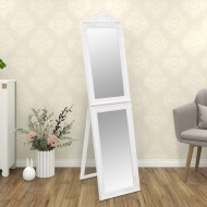 vidaXL Voľne stojace zrkadlo biele 50x200 cm - cena, porovnanie
