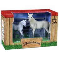 Rappa Sada 2ks bielych koní s ohradou - cena, porovnanie