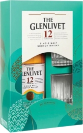 Glenlivet 12y + 2 poháre 0,7l