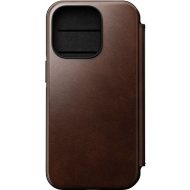 Nomad Leather MagSafe Folio Brown iPhone 14 Pro - cena, porovnanie