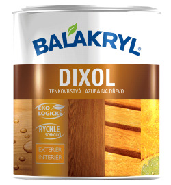 Balakryl DIXOL lazúra na drevo 2,5kg