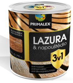 Primalex LAZURA & napúšťadlo 3v1 0,75l
