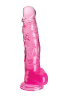 Pipedream King Cock Clear Cock with Balls 8" - cena, porovnanie