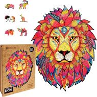 Puzzler Puzzle drevené, farebné - Tajomný lev - cena, porovnanie