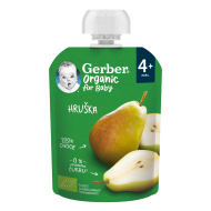 Gerber Organic kapsička hruška 90g - cena, porovnanie