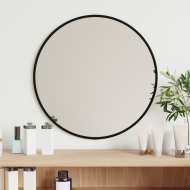 vidaXL Nástenné zrkadlo čierne Ø 40 cm okrúhle - cena, porovnanie