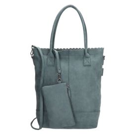 Beagles Modrý elegantný set kabelka + peňaženka „Marry“