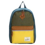 Beagles Žlto-modrý vodeodolný školský ruksak „Smile“ - cena, porovnanie