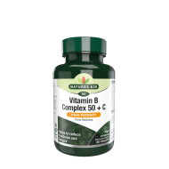 Natures Aid Vitamin B Complex 50 + C 30tbl - cena, porovnanie