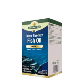 Natures Aid Super Strength Omega-3 Fish Oil 60tbl