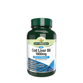 Natures Aid Cod Liver Oil 1000mg 90tbl
