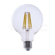 V-Tac LED žiarovka E27 G95 4W 3000K filament - cena, porovnanie