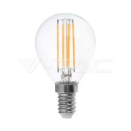 V-Tac LED žiarovka E14 P45 4W 3000K filament - cena, porovnanie