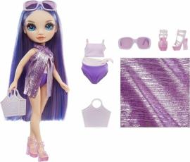 MGA Rainbow High Fashion bábika v plavkách - Violet Willow