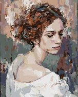 Zuty Maľovanie podľa čísel Zasnená žena portrét, 40x50cm bez rámu a bez napnutia plátna - cena, porovnanie