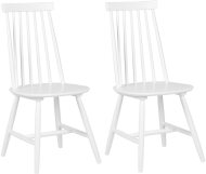 Beliani Sada dvoch bielych stoličiek BURBANK, 125873 - cena, porovnanie