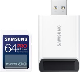 Samsung SDXC PRO Ultimate + USB adaptér 64GB
