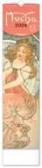 Nástěnný kalendář Alfons Mucha 2024, 12 x 48 - cena, porovnanie
