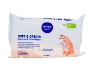 Nivea Baby Wipes Soft & Cream 57ks - cena, porovnanie