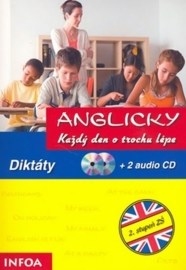 Anglicky každý den o trochu lépe - Diktáty+2 audio CD