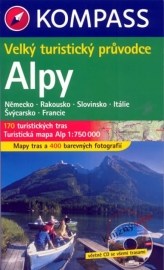 Velký turistický průvodce - Alpy + CD