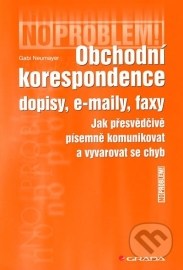 Obchodní korespondence - dopisy, e-maily, faxy