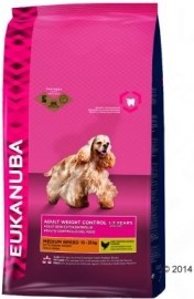 Eukanuba Adult Light Small & Medium Breeds 15kg