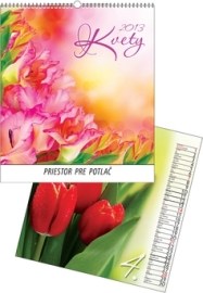 Kvety 2012 - Nástenný kalendár