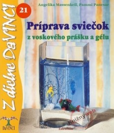 Príprava sviečok z voskového prášku a gélu