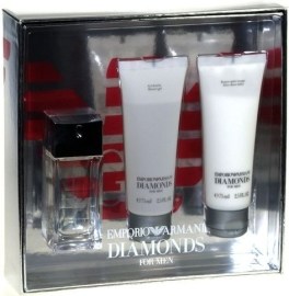 Giorgio Armani Diamonds for Men toaletná voda 50ml + balzam po holení 75ml + sprchový gel 75ml