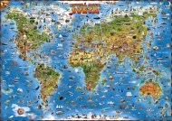 Detská mapa sveta - cena, porovnanie