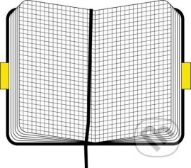 Moleskine - stredný štvorčekovaný zápisník (čierny)
