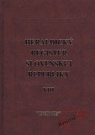 Heraldický register Slovenskej republiky VIII - cena, porovnanie