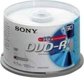 Sony 50DMR-47BSP DVD-R 4.7GB 50ks