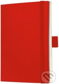 Notebook CONCEPTUM softcover červený 9,3 x 14 cm linka