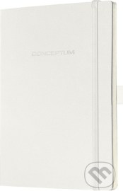 Notebook CONCEPTUM softcover biely 13,5 x 21 cm linka