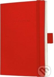 Notebook CONCEPTUM softcover červený 9,3 x 14 cm štvorček