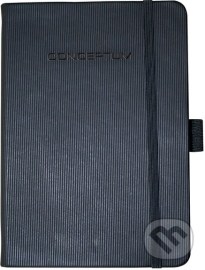 Notebook CONCEPTUM hardcover čierny A5 linka