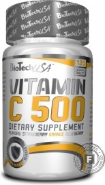 BioTechUSA Vitamin C 500 120tbl