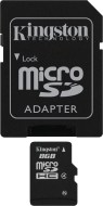 Kingston Micro SDHC Class 4 16GB - cena, porovnanie