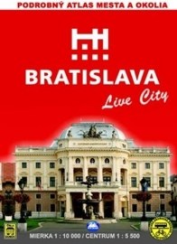 Bratislava Live City - Podrobný atlas mesta a okolia