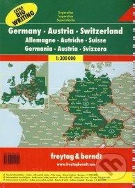 Germany, Austria, Switzerland 1:300 000
