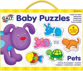 Galt Baby Puzzle - Domáci mazlíčkovia - 2x6