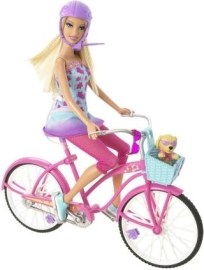 Mattel Barbie na bicykli